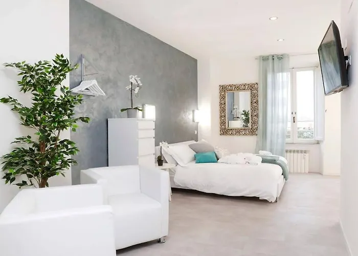 White Panoramic Jacuzzi Trastevere Apartamento